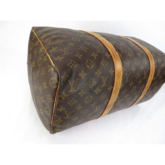 Louis Vuitton Brown Monogram Duffle Tote Bag Unisex - Picture 7 of 16